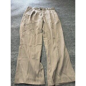 Portfolio Dress Pants Mens 32x29 Brown Classic Fit Polyester Business Office